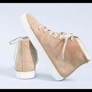 kate spade Suede High Top Shoes Shearling Lining